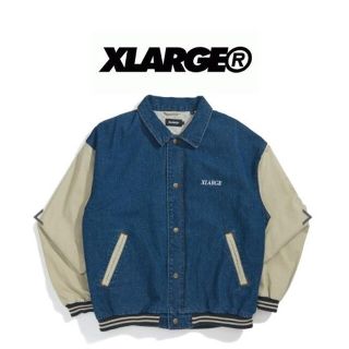 エクストララージ(XLARGE)のXLARGE  DENIM VARSITY JACKET(Gジャン/デニムジャケット)