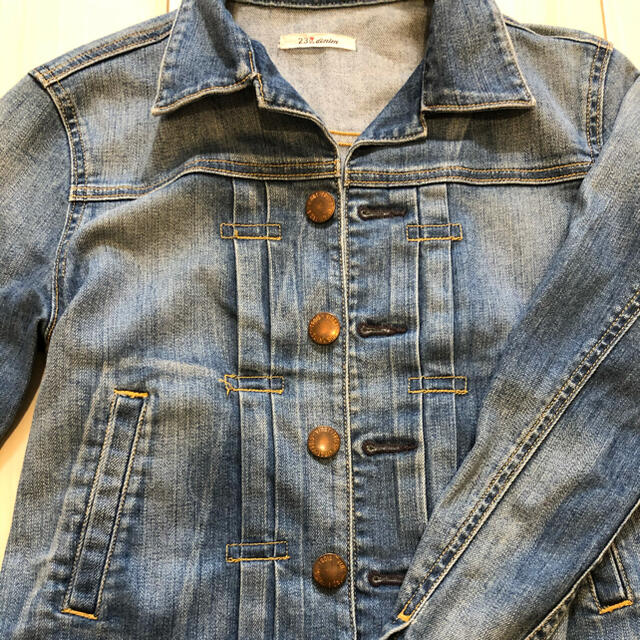 23区(ニジュウサンク)の【着用回数たったの4回】23区　デニム　ジャケット　春服 レディースのジャケット/アウター(Gジャン/デニムジャケット)の商品写真