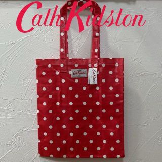 キャスキッドソン(Cath Kidston)の新品 キャスキッドソン ブックバッグラージ スポットレッド(トートバッグ)