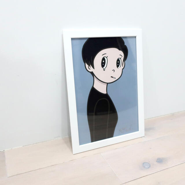 ハシヅメユウヤ eyewater BYEOND 「泣く女性」イラスト 絵画 大人女性