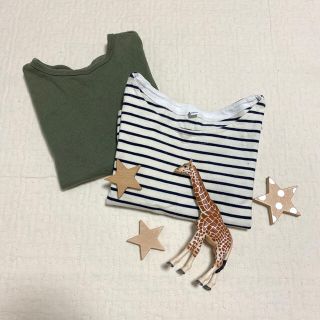 ユニクロ(UNIQLO)のUNIQLO カットソー 2枚セット(Tシャツ/カットソー)