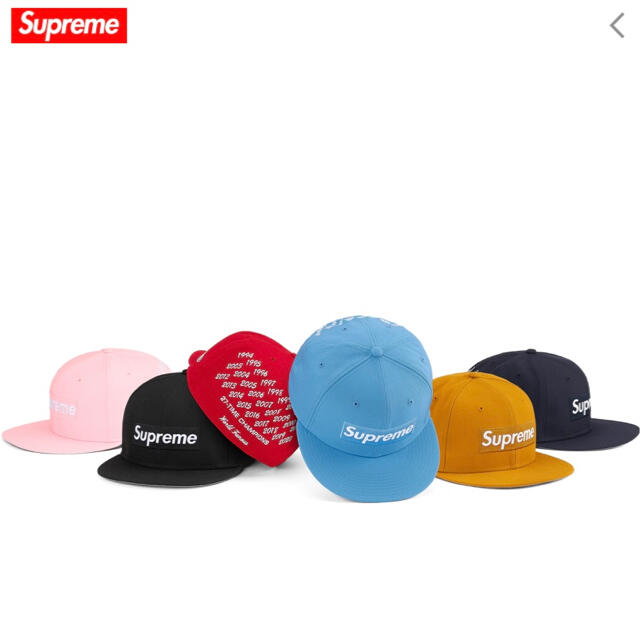 Supreme(シュプリーム)の新品未使用 Supreme Champions Box Logo New Era メンズの帽子(キャップ)の商品写真