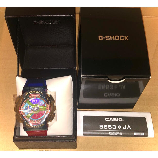 G-SHOCK(ジーショック)のCASIO G-SHOCK GM-110RB-2AJF レインボーIP 新品 メンズの時計(腕時計(デジタル))の商品写真