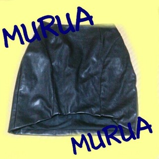 ムルーア(MURUA)のMURUA レザースカート(ミニスカート)