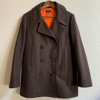 アーペーセー(A.P.C)のa.p.c ピーコート　ブラウン(ピーコート)