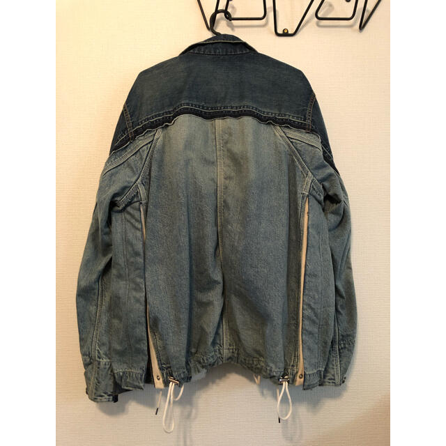 sacai(サカイ)のsacai デニムジャケット ブルゾン チロリアンテープ 1 メンズのジャケット/アウター(Gジャン/デニムジャケット)の商品写真