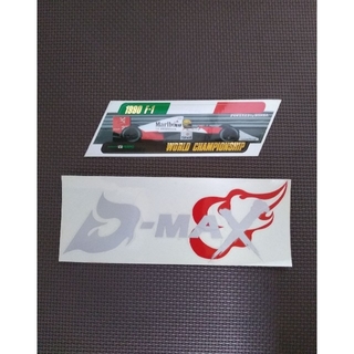 ☆D-MA+1990年F1チャンピオンシップ記念ステッカー☆アイルトン・セナ☆(その他)