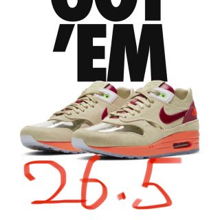 ナイキ(NIKE)のClot × Nike Air Max1 KISS OF DEATH 26.5(スニーカー)