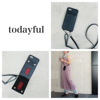 トゥデイフル(TODAYFUL)のtodayful iPhone 7.8 strap case (iPhoneケース)