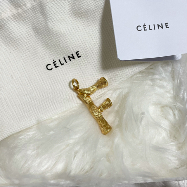 celine オールド セリーヌ イニシャル アルファベット ネックレスレディース