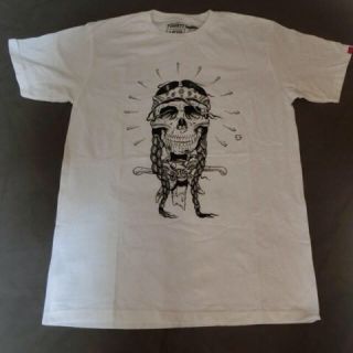 ヴァンズ(VANS)のUSA購入 バンズ 【Vans】バンダナ スカルプリントTシャツUS S 白(Tシャツ/カットソー(半袖/袖なし))