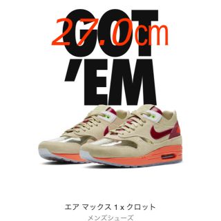 ナイキ(NIKE)のCLOT × NIKE AIR MAX 1  27cm(スニーカー)