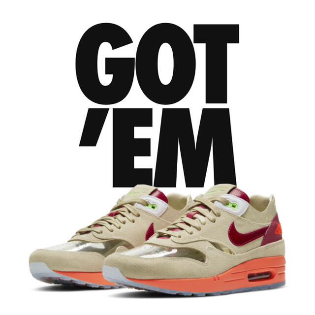 CLOT×Nike Air Max 1 K.O.D 28cm