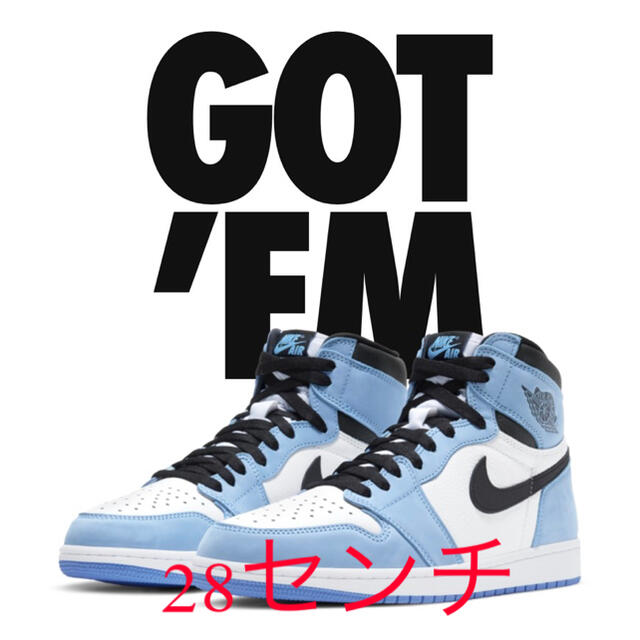 エアージョーダン1 28センチAIR JORDAN 1 HIGH OG