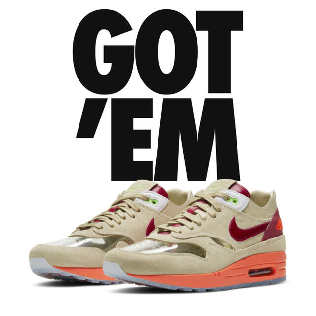 nike airmax1 clot