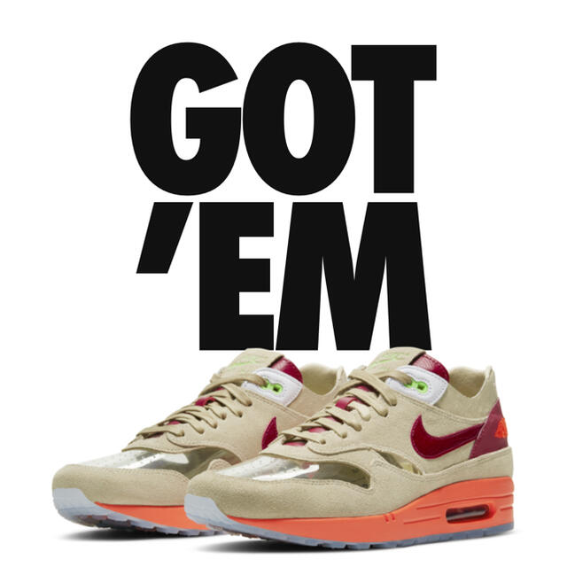 nike clot air max 1 netメンズ