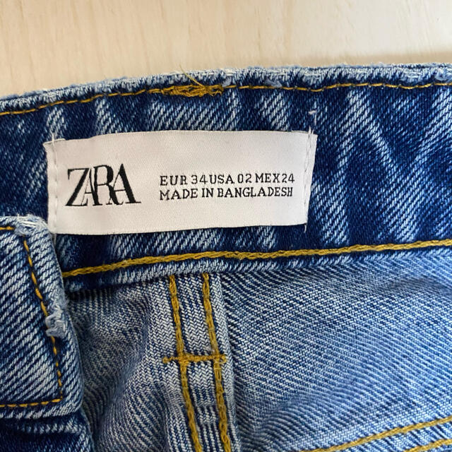 ZARA(ザラ)のZARA マムフィットデニム 34 レディースのパンツ(デニム/ジーンズ)の商品写真