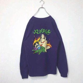 XLARGE - 【即完モデル】X-LARGE ロンT バックプリント 古着