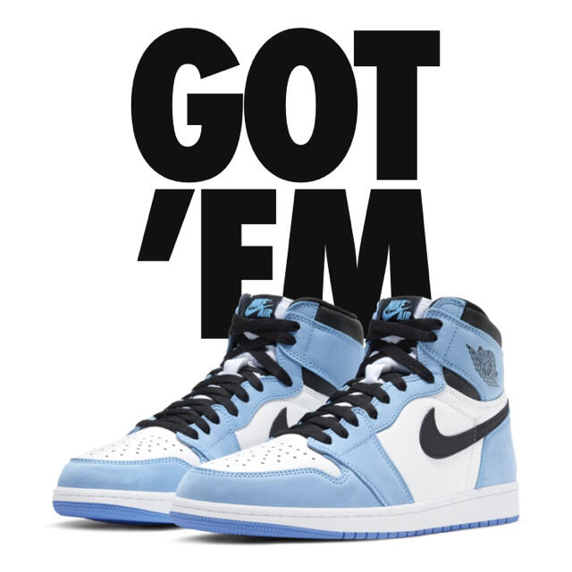 NIKE - AIR JORDAN 1 University Blue