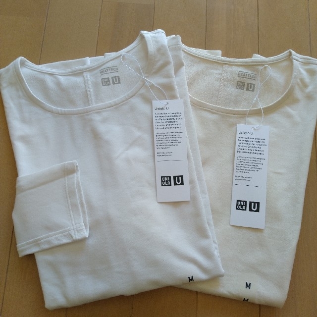 UNIQLO(ユニクロ)のUNIQLO　ユニクロ　ヒートテック　コットン　M レディースのトップス(Tシャツ(長袖/七分))の商品写真