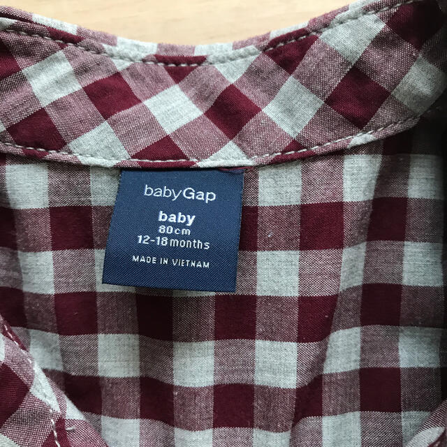 babyGAP(ベビーギャップ)のbabyGap 80cm ロンパース　薄手　春夏 キッズ/ベビー/マタニティのベビー服(~85cm)(ロンパース)の商品写真