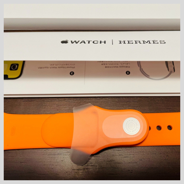 新品未使用Apple Watch HERMESエルメススポーツバンドラバーバンド