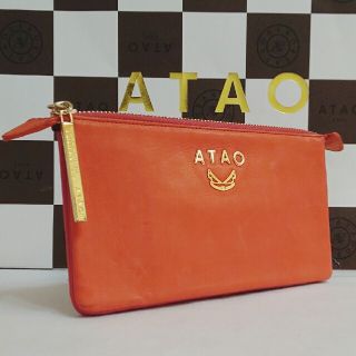 アタオ(ATAO)の《良品》アタオ　アネット　フルーツオレンジ/ベリーピンク　(本体のみ)(財布)