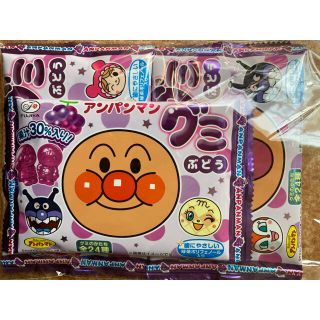 フジヤ(不二家)のアンパンマングミ(グレープ味)５個セット(菓子/デザート)