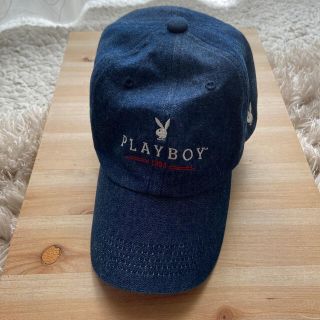 プレイボーイ(PLAYBOY)のPLAY BOY  デニム地キャップ(キャップ)