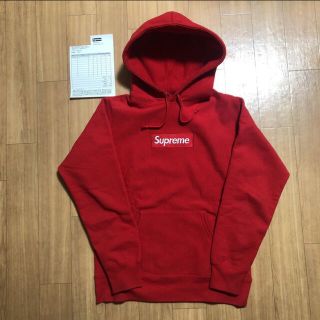 シュプリーム(Supreme)のSupreme 16aw box logo Hooded red s パーカー(パーカー)