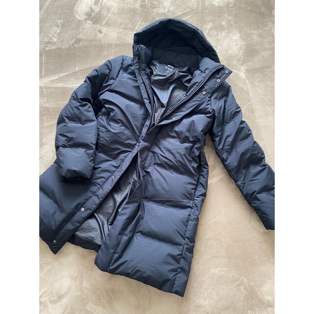 ユニクロ◇シームレスダウン◇ネイビー/メンズMサイズ◇美品 - ダウン