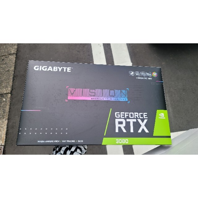 gigabite vision rtx3080 グラフィックカード スマホ/家電/カメラのPC/タブレット(PCパーツ)の商品写真