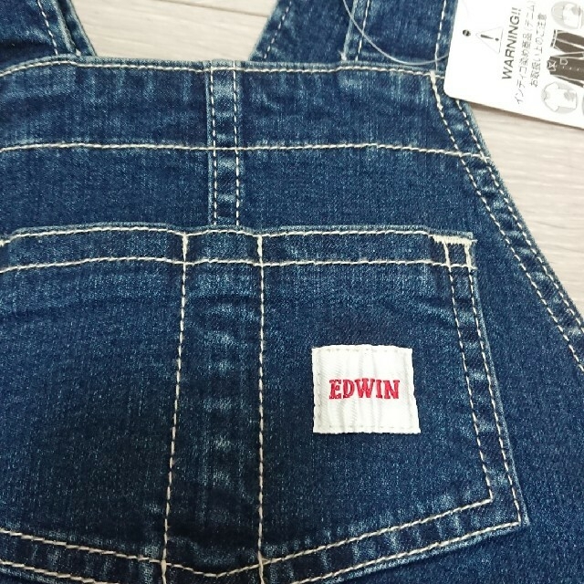 EDWIN(エドウィン)の専用🌟EDWIN デニムジャンパースカート☆新品 キッズ/ベビー/マタニティのキッズ服女の子用(90cm~)(スカート)の商品写真