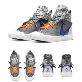 ナイキ(NIKE)のNike × READYMADE Blazer MID FF限定カラー(スニーカー)