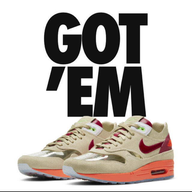 27cm Clot  Nike Air Max 1 エアマックス　スニーカー