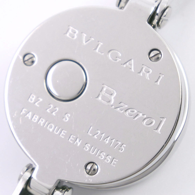 BVLGARI(ブルガリ)の【BVLGARI】ブルガリ Bzero1 ビーゼロワン 12Pダイヤ BZ22SS ステンレススチール クオーツ レディース ブルーシェル文字盤 腕時計 レディースのファッション小物(腕時計)の商品写真