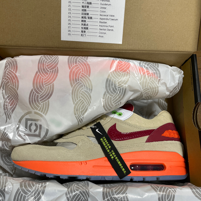 NIKE(ナイキ)のCLOT  NIKE AIR MAX 1  "KISS OF DEATH" メンズの靴/シューズ(スニーカー)の商品写真