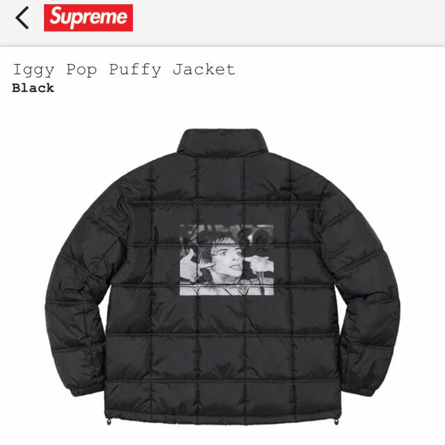 Supreme(シュプリーム)のSupreme Iggy Pop Puffy Jacket M シュプリーム メンズのジャケット/アウター(ダウンジャケット)の商品写真
