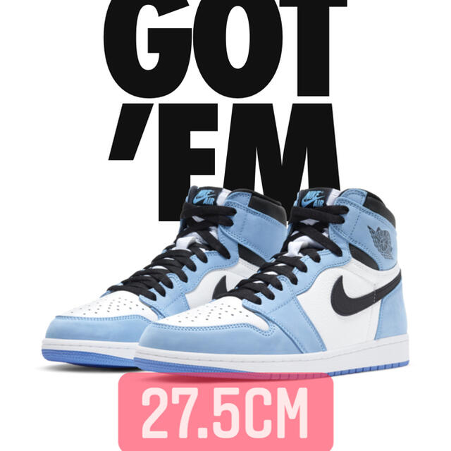 NIKE AIR JORDAN1 HIGH OG UNIVERSITY BLUE