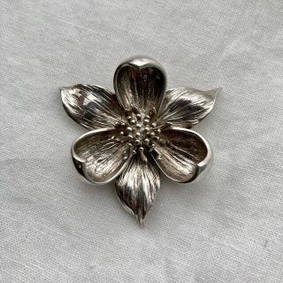 Tiffany & Co. - ティファニー フラワー ブローチ シルバー925の通販