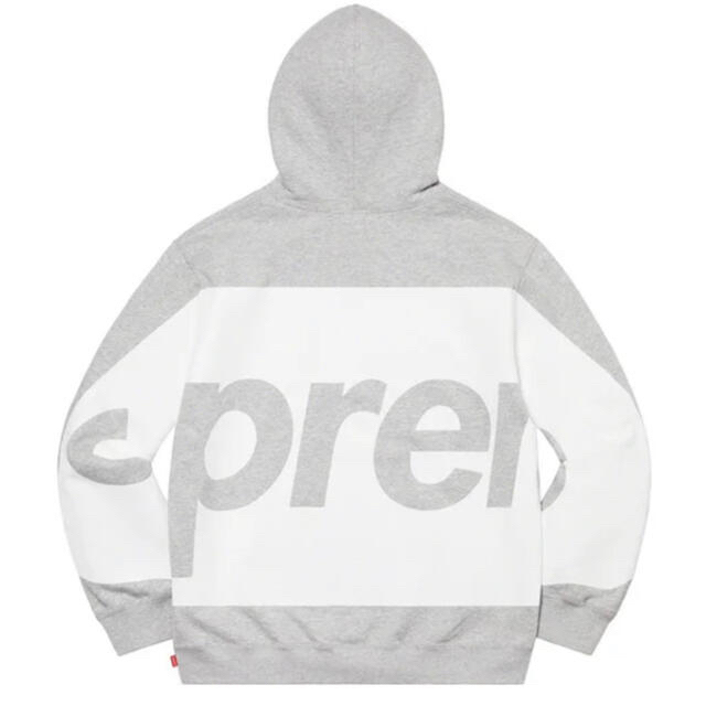 2021年即完売品supreme Big Logo スウェットパーカーグレーＬHeatherGreySIZE