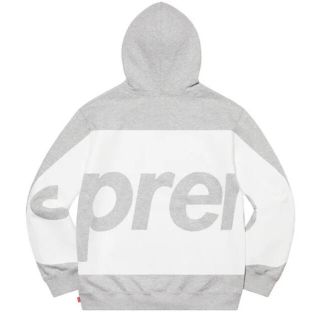 シュプリーム(Supreme)の2021年即完売品supreme Big Logo スウェットパーカーグレーＬ(パーカー)