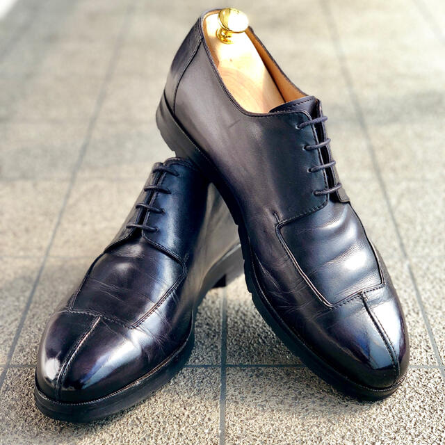 Berluti(ベルルッティ)の【定価約30万円】ベルルッティ  スポーツ　パティーヌ黒紫 9 1/2 メンズの靴/シューズ(ドレス/ビジネス)の商品写真