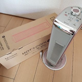 コイズミ(KOIZUMI)の【KOIZUMI】HOT&COOL(mini)ファンヒーター送風付(ファンヒーター)