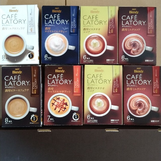 AGF(エイージーエフ)のAGF　ブレンディ　カフェラトリー　スティックコーヒー　６種８箱５３本 食品/飲料/酒の飲料(コーヒー)の商品写真