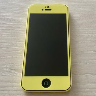 アップル(Apple)のau iPhone 5c 32GB イエロー MF150J/A Apple(スマートフォン本体)