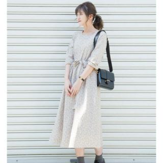 シマムラ(しまむら)のしまむら　花柄ワンピース　プチプラのあや着用　春服(ロングワンピース/マキシワンピース)