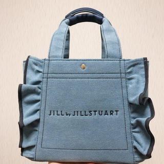 ジルバイジルスチュアート(JILL by JILLSTUART)のつん様専用新品未使用ジルバイフリルトートバッグ（小）デニム(トートバッグ)