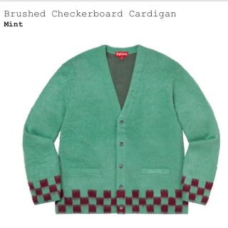 シュプリーム(Supreme)のsupreme brushed checkerboard cardigan(カーディガン)