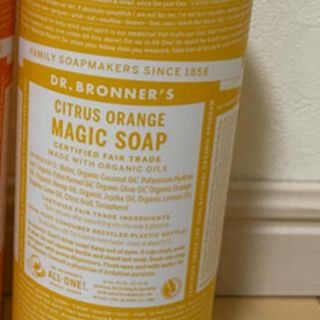 ドクターブロナー(Dr.Bronner)のマジックソープ　シトラスオレンジ739mI セット(タオル/バス用品)